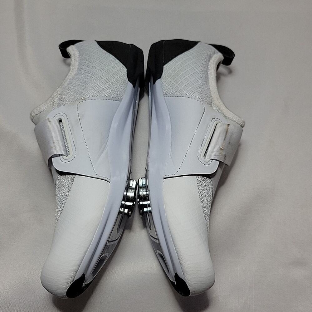 Shimano SH-IC100 Dynalast Women's Indoor Cycling Shoes Bike White SPD Cleat incl - Picture 7 of 10